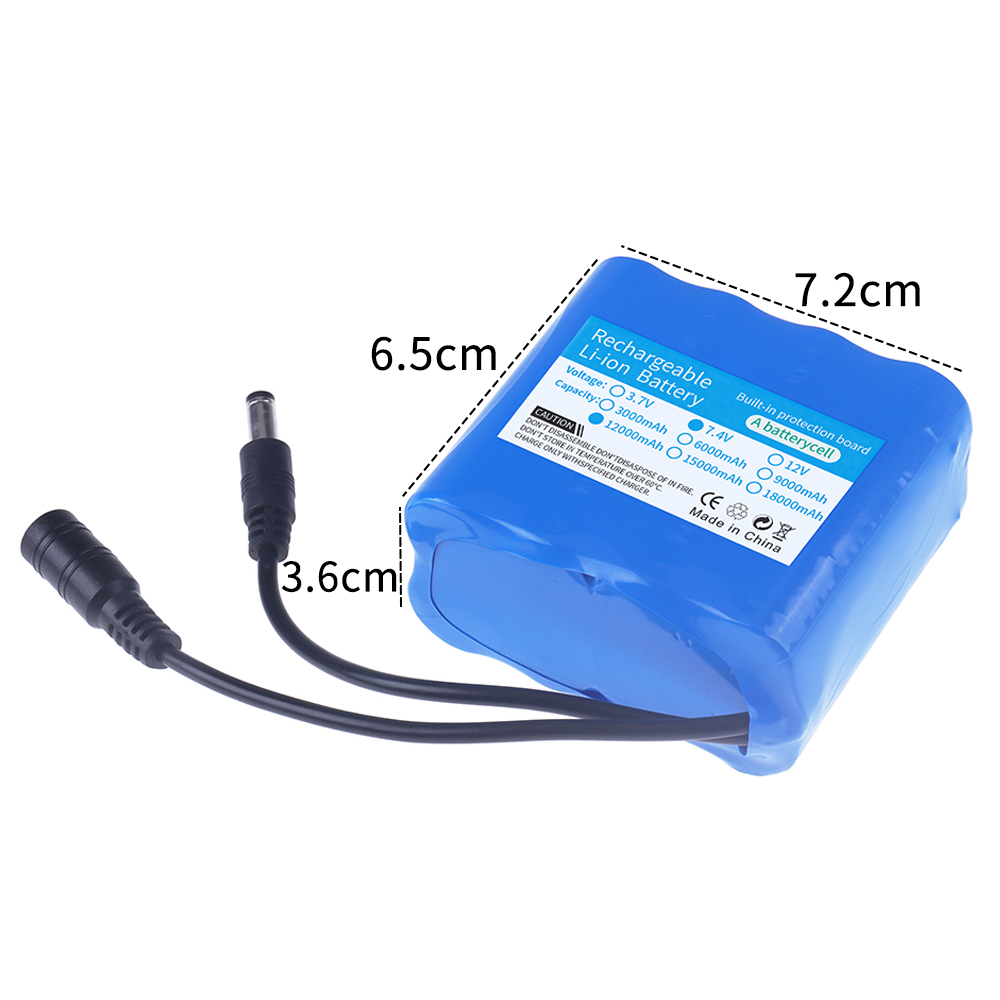 2S4P 18650 Lithium Battery 7.4 - огляд і ціна Fish Finder Battery