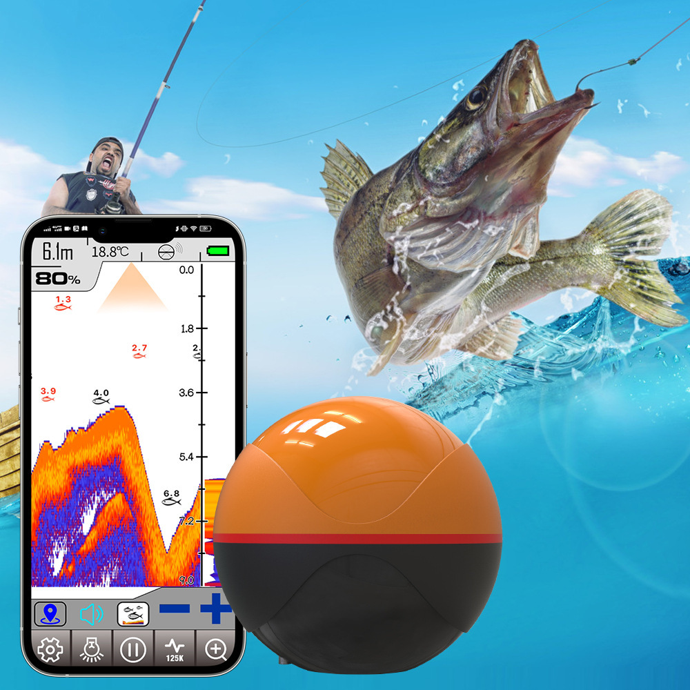 new Dual-Frequency Smart WiFi  - огляд і ціна Fish Finder Battery