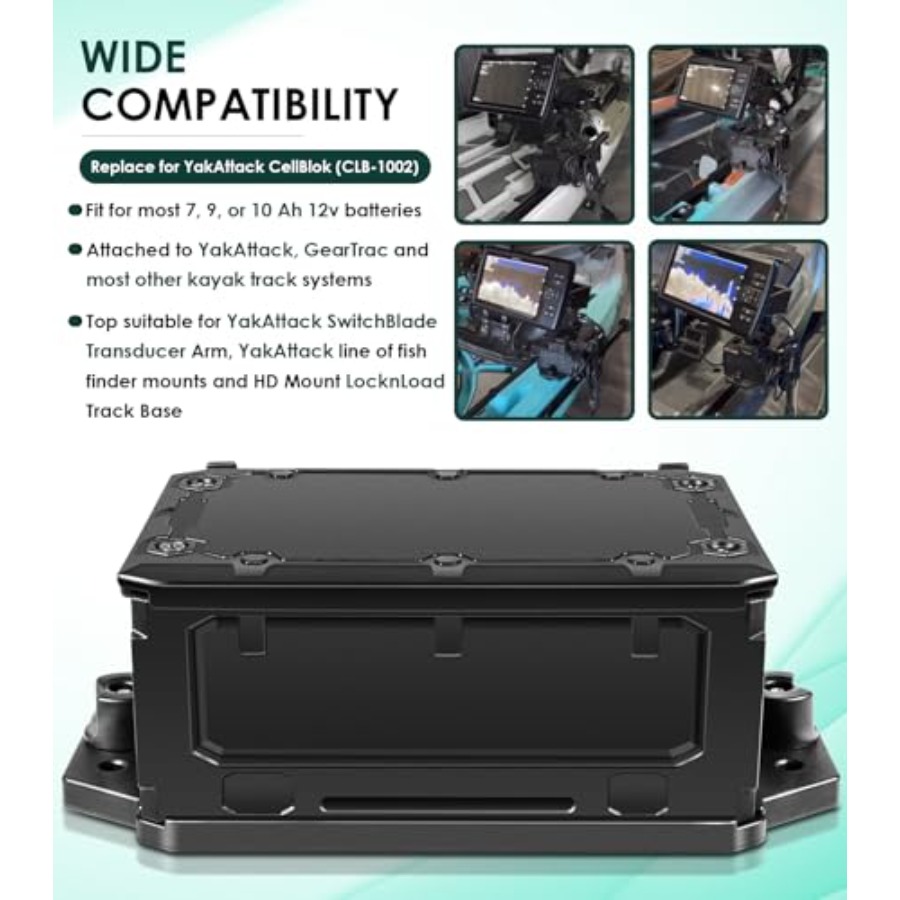 Track Mounted Battery Box for  - огляд і ціна Fish Finder Mount