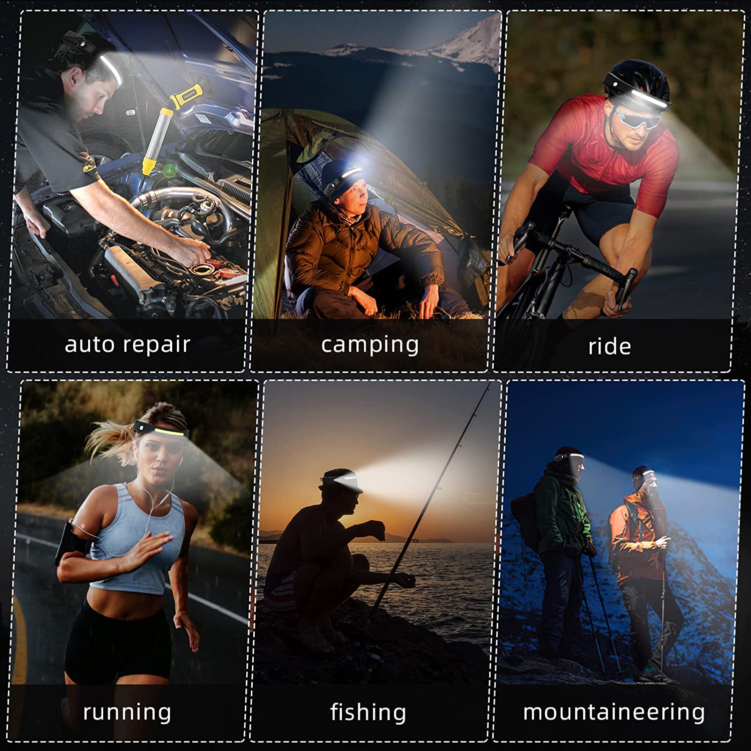 Sensor Headlamp LED Head Flash - огляд і ціна Fish Finder Battery
